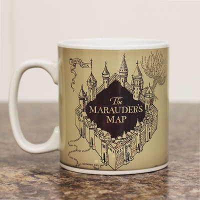 Harry Potter - kubek Mapa Huncwotów - wrażliwy na ciepło 