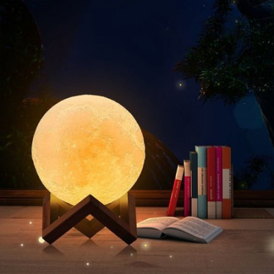 Lampa 3D - księżyc