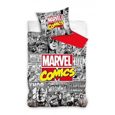 Marvel - Komplet pościeli - Avengers 160x200