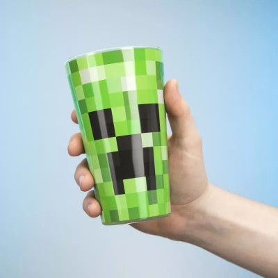 Minecraft - szklanka Creeper