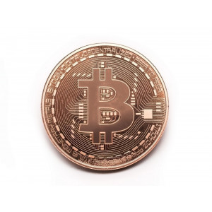 Bitcoin w plastikowej etui