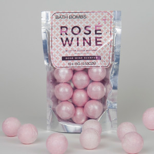 Bomba kąpielowa - Wino różowe