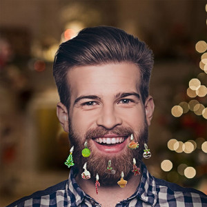 Ozdoby świąteczne na brodzie