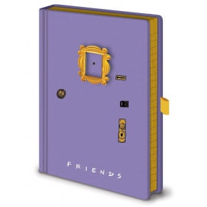 Przyjaciele - notatnik w designie drzwi