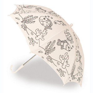 Regenschirm - zum selbst Ausmalen