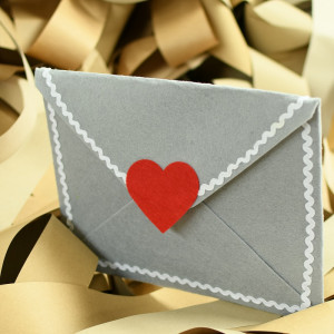  Romantischer Umschlag mit Herz For You