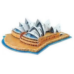 3D Puzzle - Sydney Opernhaus (mittler)