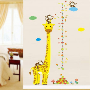 Wandmeter für Kinder - Giraffe
