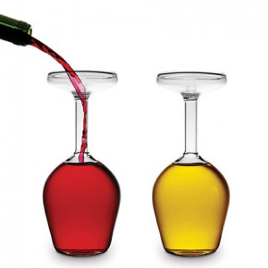 Umgekehrtes Weinglas