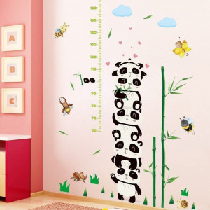 Wandmeter für Kinder - Panda