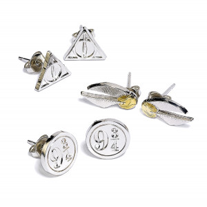 Harry Potter - Set mit 3 Paar Ohrringen