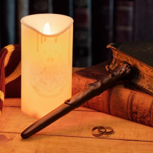 Harry Potter - Licht - Kerze mit Zauberstab