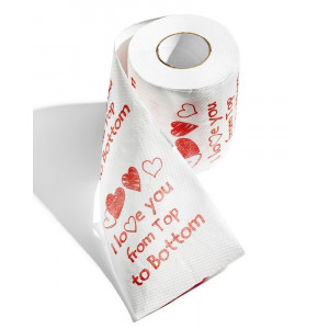 Toilettenpapier XL - I love you