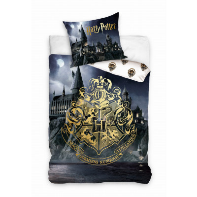 Harry Potter - posteľné obliečky Rokfort 140x200