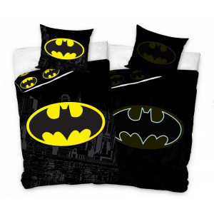 Batman - svietiace posteľné obliečky 160x200