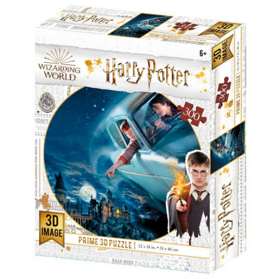 Harry Potter - 3D puzzle - Harry a Ron v létajícím autě - 300