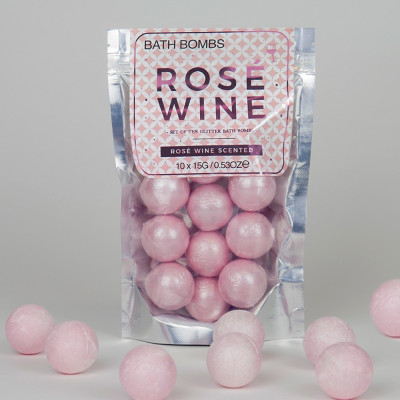 Koupelová bomba - Růžové víno
