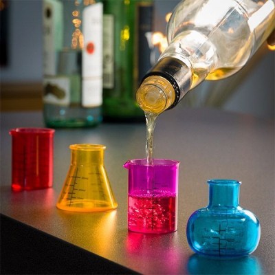 Chemické poháre na panáky(4ks)