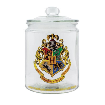 Harry Potter - skleněná nádoba na sušenky - Bradavice