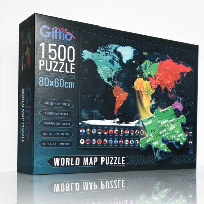 Puzzle 1500 - Mapa Světa