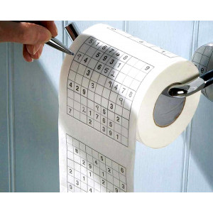 Toaletný papier sudoku 
