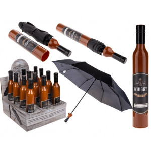 Skládací deštník - láhev Whisky