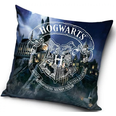 Harry Potter - fața de pernă Școala Hogwarts 40x40
