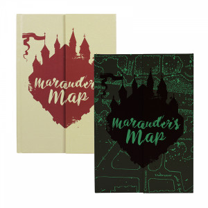 Harry Potter - caiet notițe harta Marauder