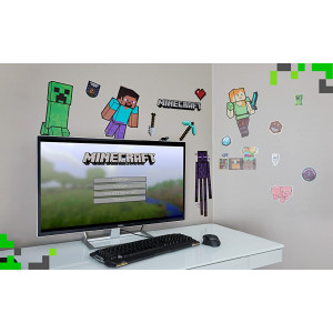 Minecraft - Setul de stickere pentru perete