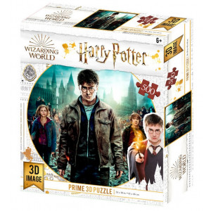 Harry Potter - 3D puzzle - Harry, Ron și Hermione - 500