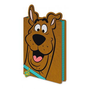 Scooby-Doo - caiet de notițe de pluș Scooby