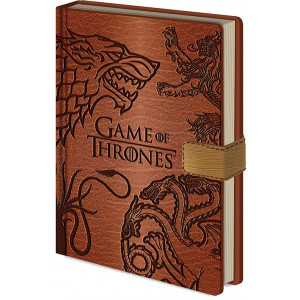 Game of Thrones - caiet de notițe cu stema famililor