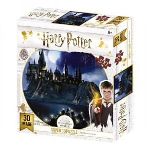 Harry Potter - 3D puzzle - Hogwarts nocturn - 500
