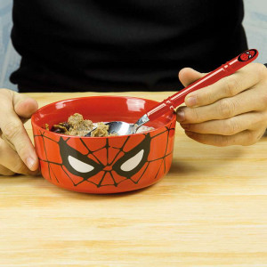 Spiderman reggeliző szett