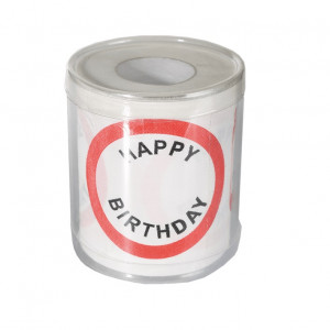 Boldog születésnapot wc papír