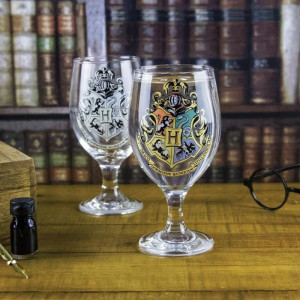 Harry Potter - színváltoztató üveg pohár Roxfort